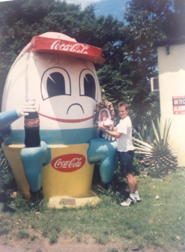 The Gonubie Egg with Coca-Cola branding (December 1998) Photo credit: Tracy Skolmen