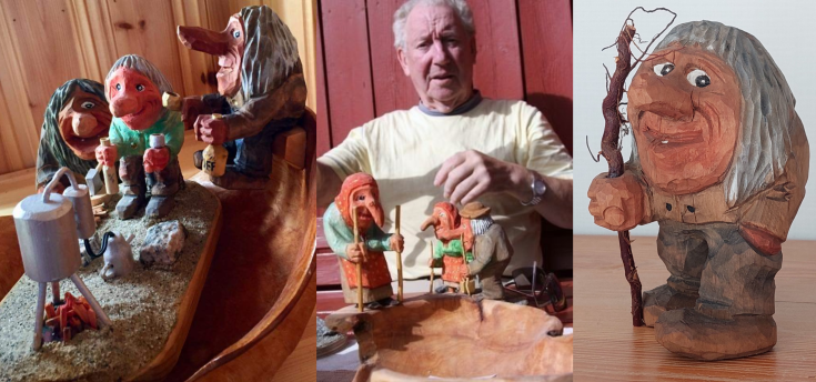 Ottar Grubbli: Trolls with Long Thumbs and a Legacy of Norwegian&nbsp;Woodcarving